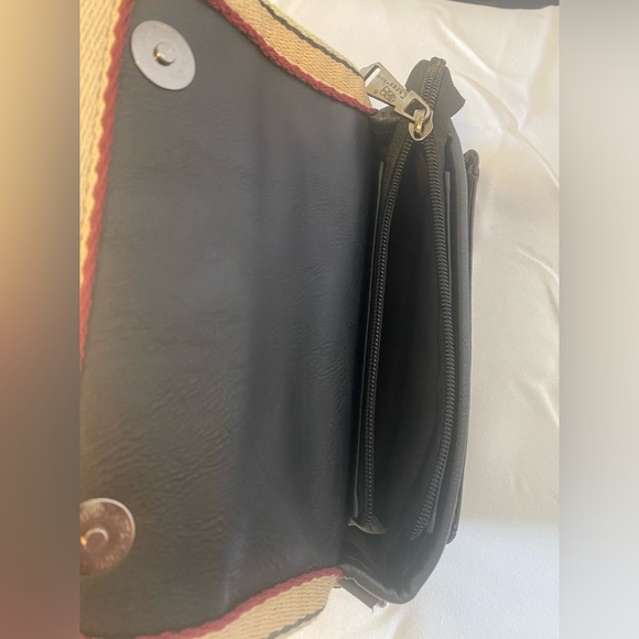 MAN BAG- THREE BOX BRAND shoulder bag. BLACK. 8x6x4 - Picture 4 of 8